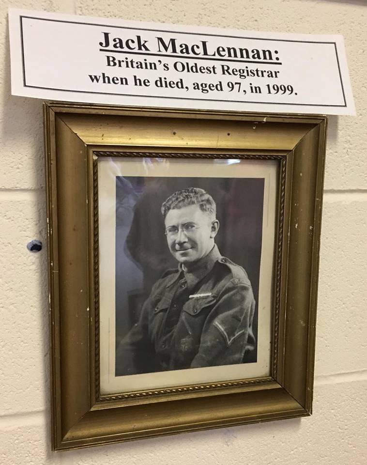 Photo of photos/John MacLennan d 1999 Asst Registrar at Brora - portrait